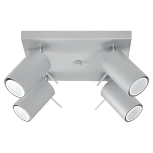 Lampa sufitowa RING 4 szara plafon SL.0452 SOLLUX LIGHTING