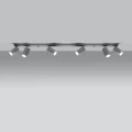 Lampa sufitowa RING 6L szara plafon SL.0454 SOLLUX LIGHTING