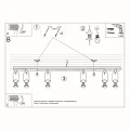 Lampa sufitowa RING 6L szara plafon SL.0454 SOLLUX LIGHTING