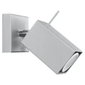 Lampa ścienna MERIDA 1 szara kinkiet SL.0455 SOLLUX LIGHTING