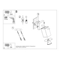 Lampa ścienna MERIDA 1 szara kinkiet SL.0455 SOLLUX LIGHTING
