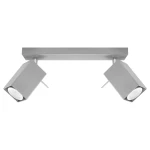 Lampa sufitowa MERIDA 2 szara plafon SL.0456 SOLLUX LIGHTING