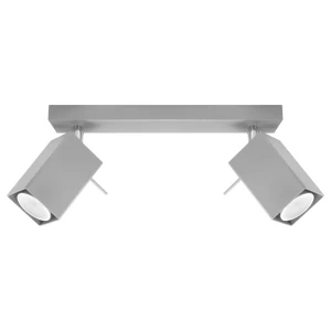 Lampa sufitowa MERIDA 2 szara plafon SL.0456 SOLLUX LIGHTING