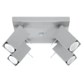 Lampa sufitowa MERIDA 4 szara plafon SL.0458 SOLLUX LIGHTING