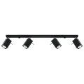 Lampa sufitowa MERIDA 4L czarna plafon SL.0459 SOLLUX LIGHTING