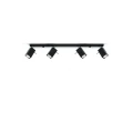 Lampa sufitowa MERIDA 4L czarna plafon SL.0459 SOLLUX LIGHTING