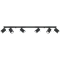 Lampa sufitowa MERIDA 6L czarna plafon SL.0460 SOLLUX LIGHTING