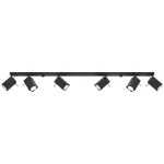 Lampa sufitowa MERIDA 6L czarna plafon SL.0460 SOLLUX LIGHTING