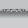 Lampa sufitowa MERIDA 6L szara plafon SL.0462 SOLLUX LIGHTING
