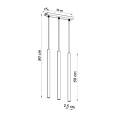 Lampa wisząca PASTELO 3 biała zwis SL.0466 SOLLUX LIGHTING