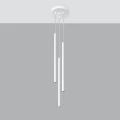 Lampa wisząca PASTELO 3P biała zwis SL.0467 SOLLUX LIGHTING