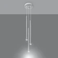 Lampa wisząca PASTELO 3P biała zwis SL.0467 SOLLUX LIGHTING