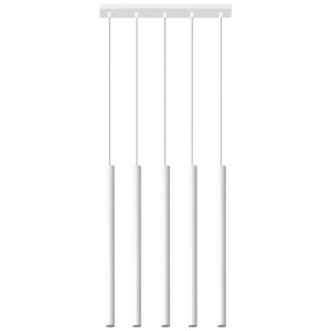 Lampa wisząca PASTELO 5 biała zwis SL.0468 SOLLUX LIGHTING