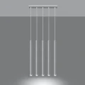 Lampa wisząca PASTELO 5 biała zwis SL.0468 SOLLUX LIGHTING