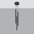 Lampa wisząca PASTELO 3P czarna zwis SL.0471 SOLLUX LIGHTING