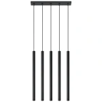 Lampa wisząca PASTELO 5 czarna zwis SL.0472 SOLLUX LIGHTING