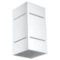 Lampa ścienna BLOCCO biała kinkiet SL.0477 SOLLUX LIGHTING