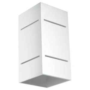 Lampa ścienna BLOCCO biała kinkiet SL.0477 SOLLUX LIGHTING