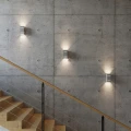 Lampa ścienna BLOCCO szara kinkiet SL.0479 SOLLUX LIGHTING