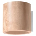 Lampa ścienna ORBIS naturalne drewno kinkiet SL.0490 SOLLUX LIGHTING