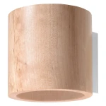 Lampa ścienna ORBIS naturalne drewno kinkiet SL.0490 SOLLUX LIGHTING