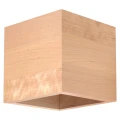 Lampa ścienna QUAD naturalne drewno kinkiet SL.0491 SOLLUX LIGHTING