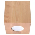 Lampa sufitowa QUAD naturalne drewno plafon SL.0493 SOLLUX LIGHTING