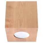 Lampa sufitowa QUAD naturalne drewno plafon SL.0493 SOLLUX LIGHTING