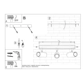 Lampa sufitowa DIREZIONE 3 biała plafon SL.0497 SOLLUX LIGHTING