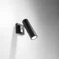 Lampa ścienna DIREZIONE czarna kinkiet SL.0498 SOLLUX LIGHTING