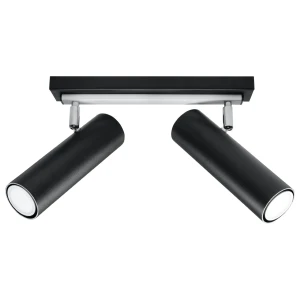 Lampa sufitowa DIREZIONE 2 czarna plafon SL.0500 SOLLUX LIGHTING