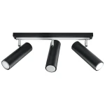 Lampa sufitowa DIREZIONE 3 czarna plafon SL.0501 SOLLUX LIGHTING