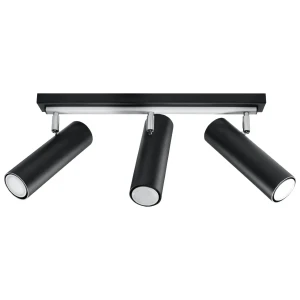 Lampa sufitowa DIREZIONE 3 czarna plafon SL.0501 SOLLUX LIGHTING