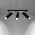 Lampa sufitowa DIREZIONE 3 czarna plafon SL.0501 SOLLUX LIGHTING