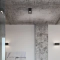 Lampa ścienna QUAD MAXI szara kinkiet SL.0526 SOLLUX LIGHTING