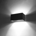 Lampa ścienna QUAD MAXI czarna kinkiet SL.0527 SOLLUX LIGHTING