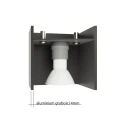 Lampa ścienna QUAD MAXI czarna kinkiet SL.0527 SOLLUX LIGHTING