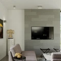 Lampa ścienna LOBO MAXI szara kinkiet SL.0529 SOLLUX LIGHTING