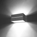 Lampa ścienna LOBO MAXI szara kinkiet SL.0529 SOLLUX LIGHTING