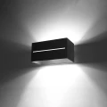 Lampa ścienna LOBO MAXI czarna kinkiet SL.0530 SOLLUX LIGHTING