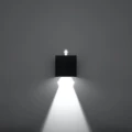 Lampa ścienna LUCA czarny LED IP54 kinkiet SL.0545 SOLLUX LIGHTING