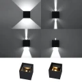 Lampa ścienna LUCA czarny LED IP54 kinkiet SL.0545 SOLLUX LIGHTING