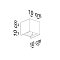 Lampa ścienna LUCA czarny LED IP54 kinkiet SL.0545 SOLLUX LIGHTING