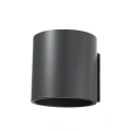 Lampa ścienna ORBIS 1 antracyt kinkiet SL.0566 SOLLUX LIGHTING