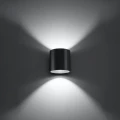 Lampa ścienna ORBIS 1 antracyt kinkiet SL.0566 SOLLUX LIGHTING