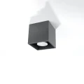 Lampa sufitowa QUAD 1 antracyt plafon SL.0567 SOLLUX LIGHTING
