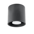 Lampa sufitowa ORBIS 1 antracyt plafon SL.0568 SOLLUX LIGHTING