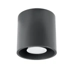 Lampa sufitowa ORBIS 1 antracyt plafon SL.0568 SOLLUX LIGHTING