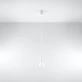 Lampa wisząca DIEGO 1 biała zwis SL.0569 SOLLUX LIGHTING