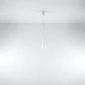 Lampa wisząca DIEGO 1 biała zwis SL.0569 SOLLUX LIGHTING